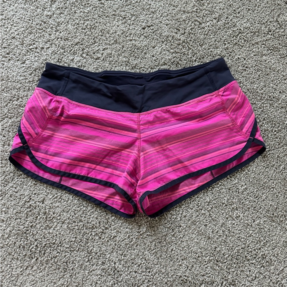 lululemon athletica Pink Athletic Shorts Lightweight Performance